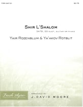 Shir L'Shalom SATB choral sheet music cover